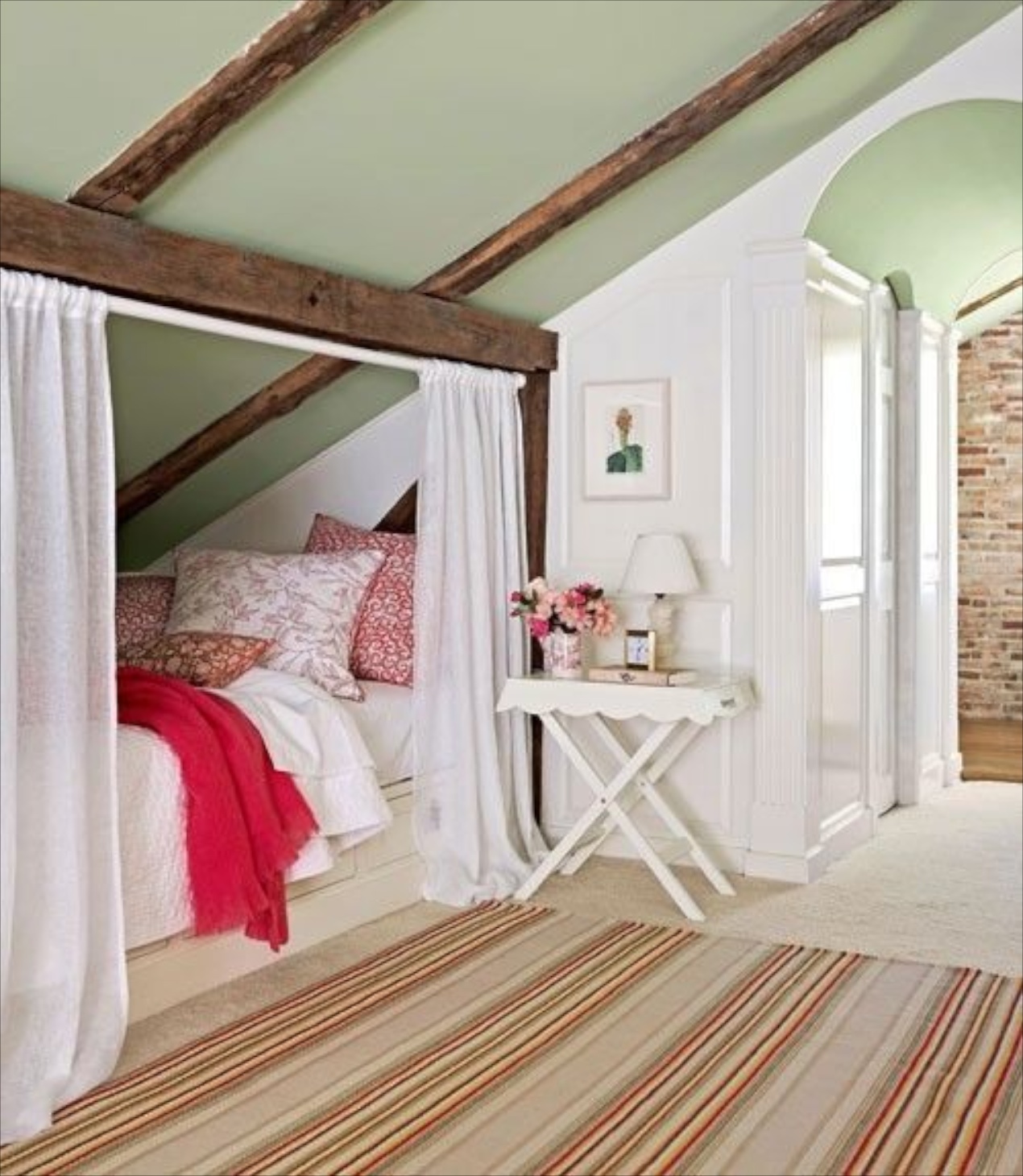 New Pinterest Attic Bedroom Ideas with Simple Decor