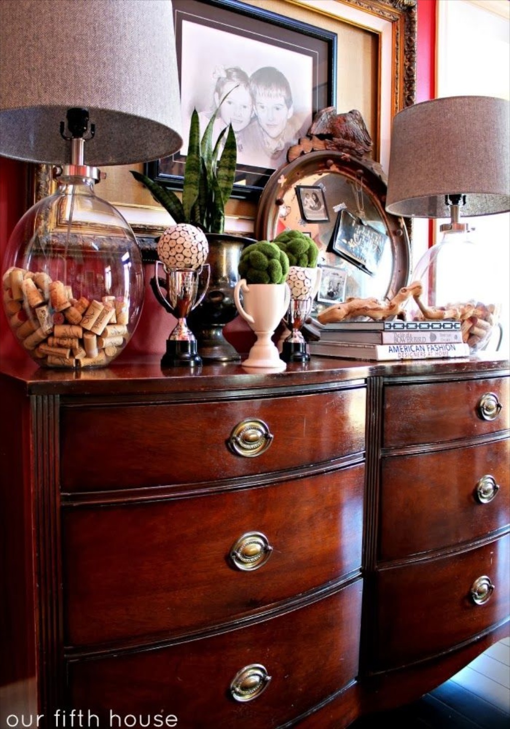 Master Bedroom Dresser Decor With A Theme